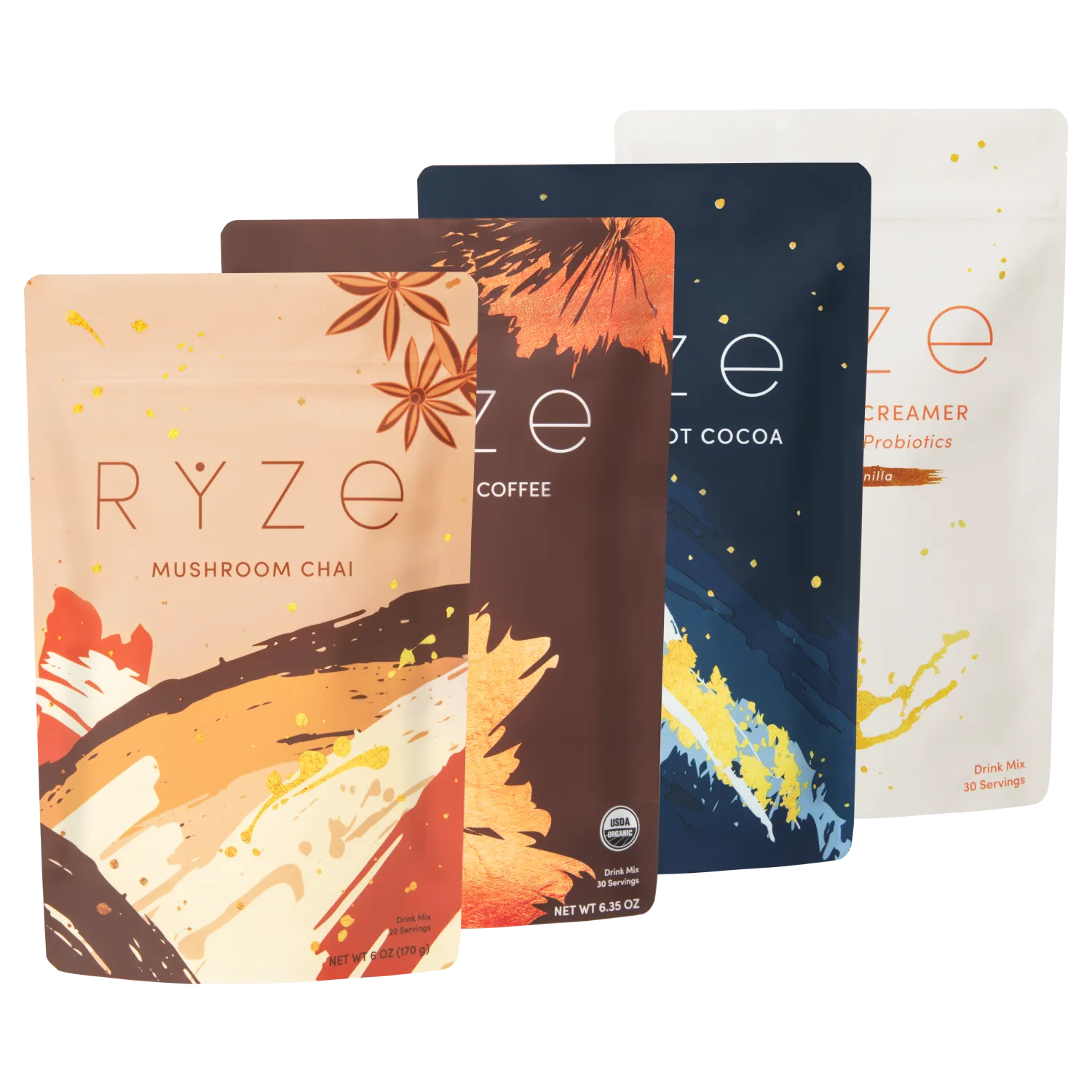 Ultimate Elevate + Unwind Bundle: Chai + Coffee + Cocoa - 9JKE