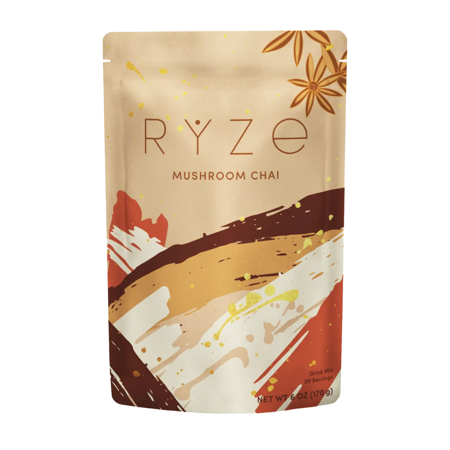 Mushroom Chai (1 Pack - 20 Servings) - ZBBZ