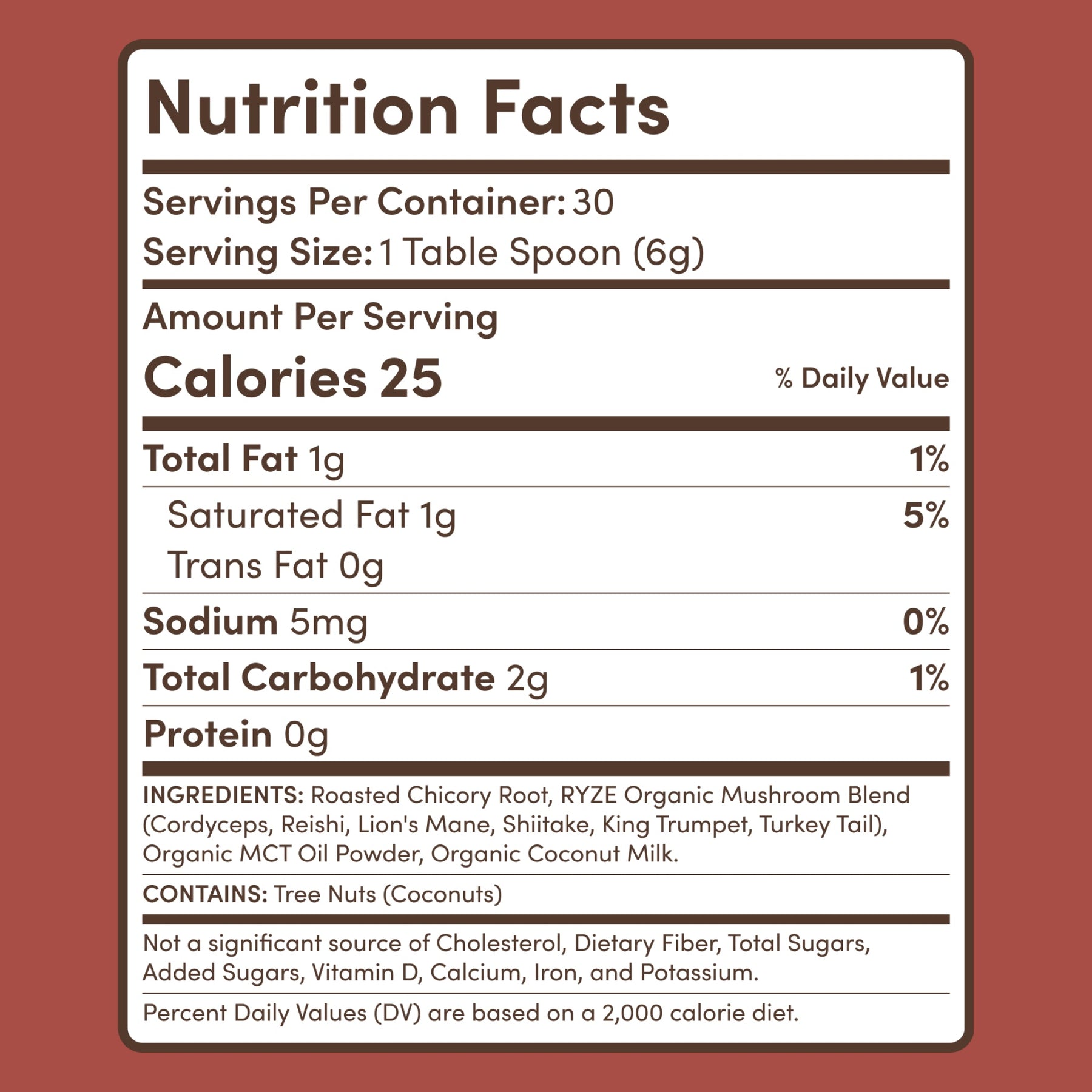 Mushroom Chicory (1 Pack - 30 Servings) - IX05