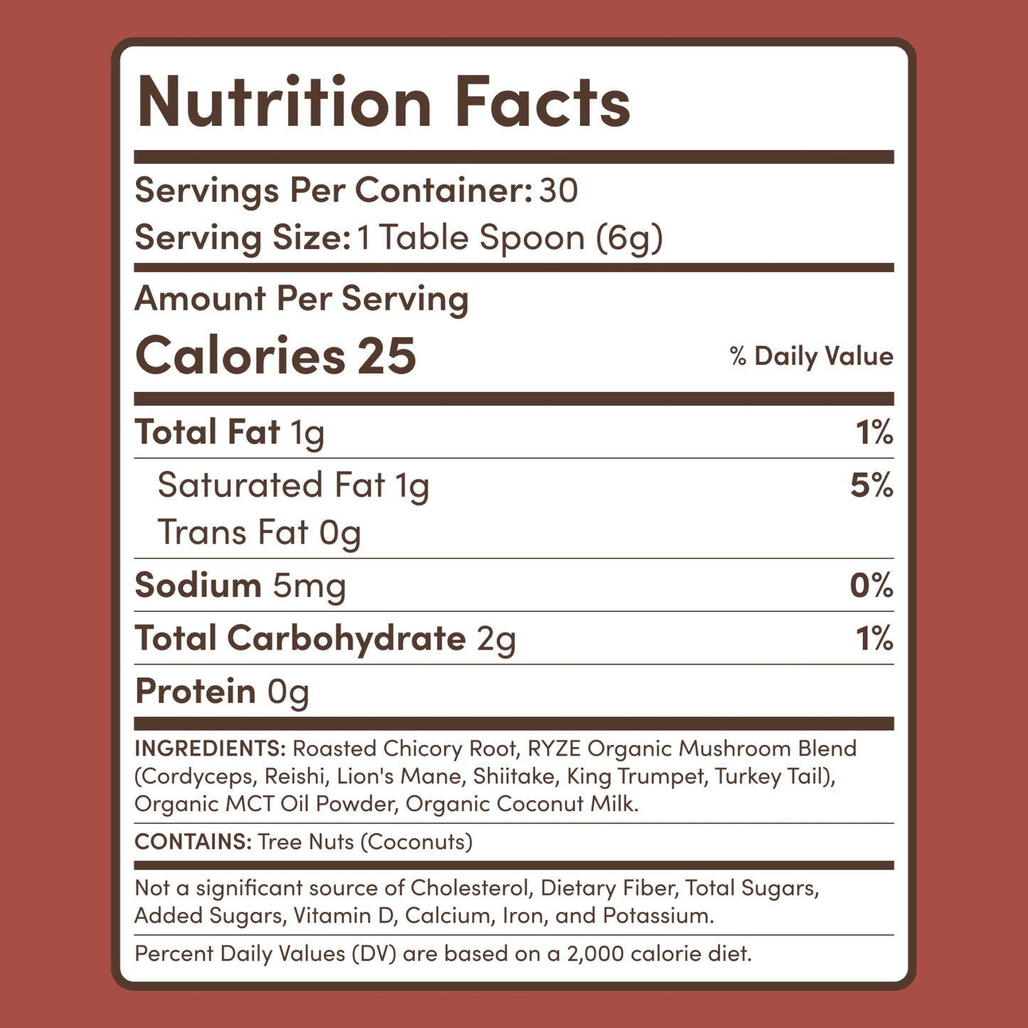 Mushroom Chicory (30 Servings) - GBFS