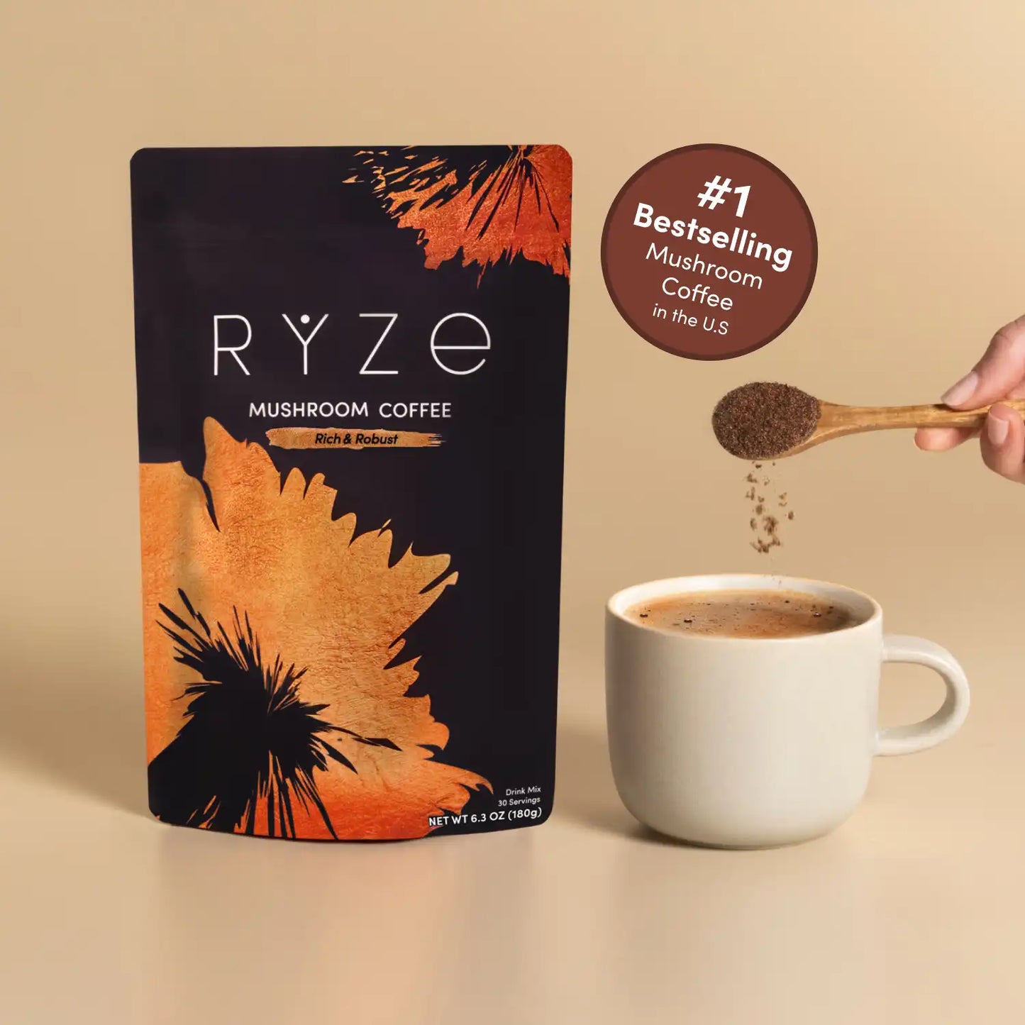 Mushroom Coffee 30 Servings - Q0OM