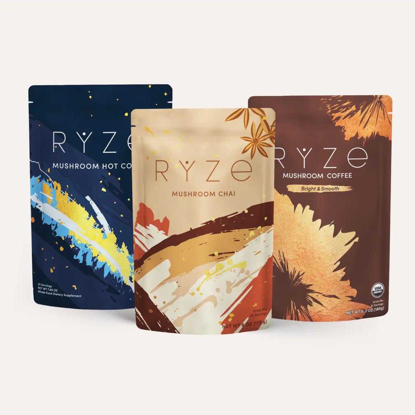 Ultimate Elevate + Unwind Bundle (Chai + Coffee + Cocoa) - OMQP