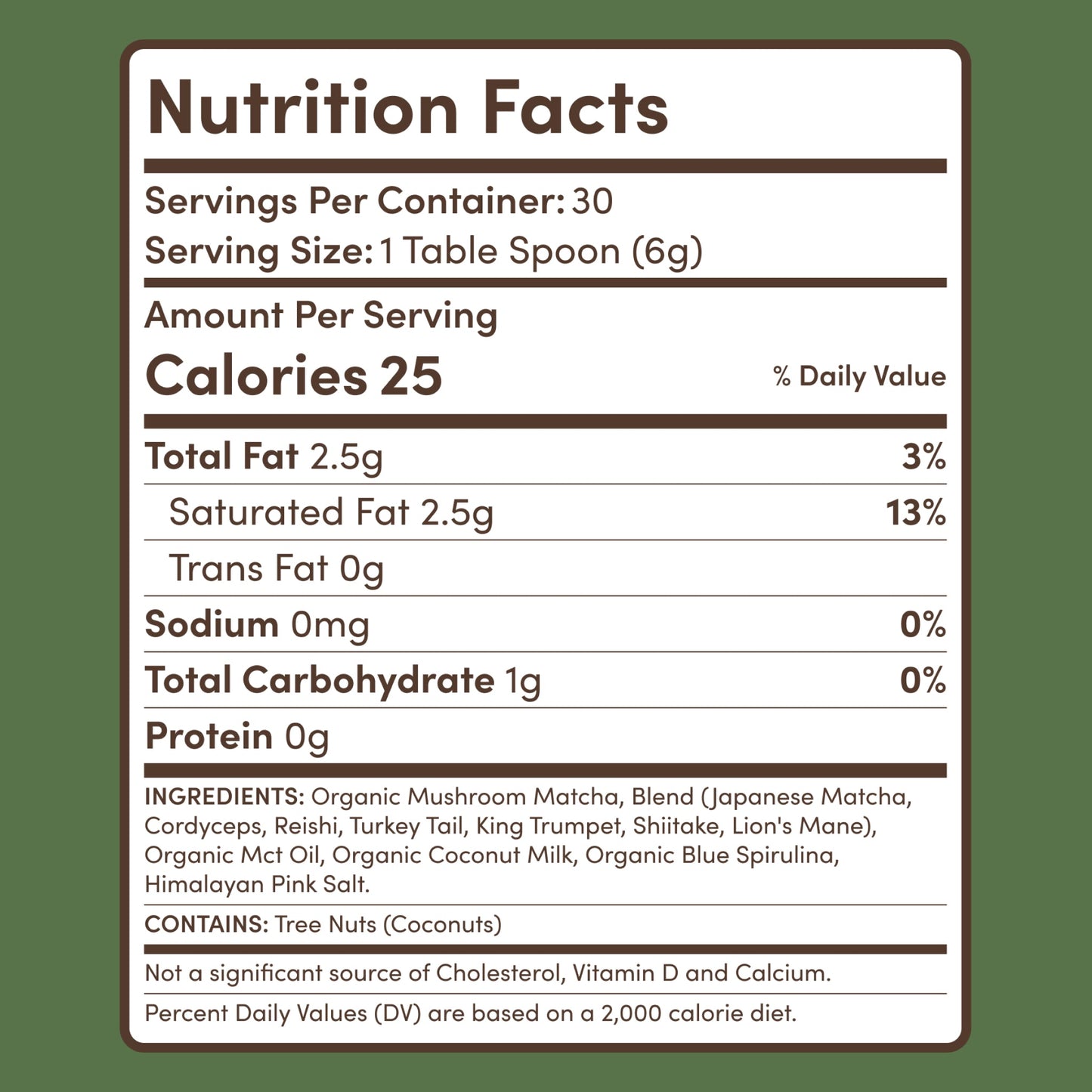 Mushroom Matcha (1 Pack - 30 Servings) - N3CL