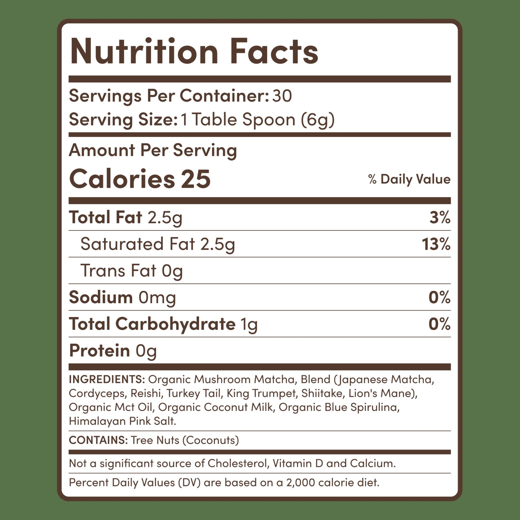 Mushroom Matcha (1 Pack - 30 Servings) - N3CL
