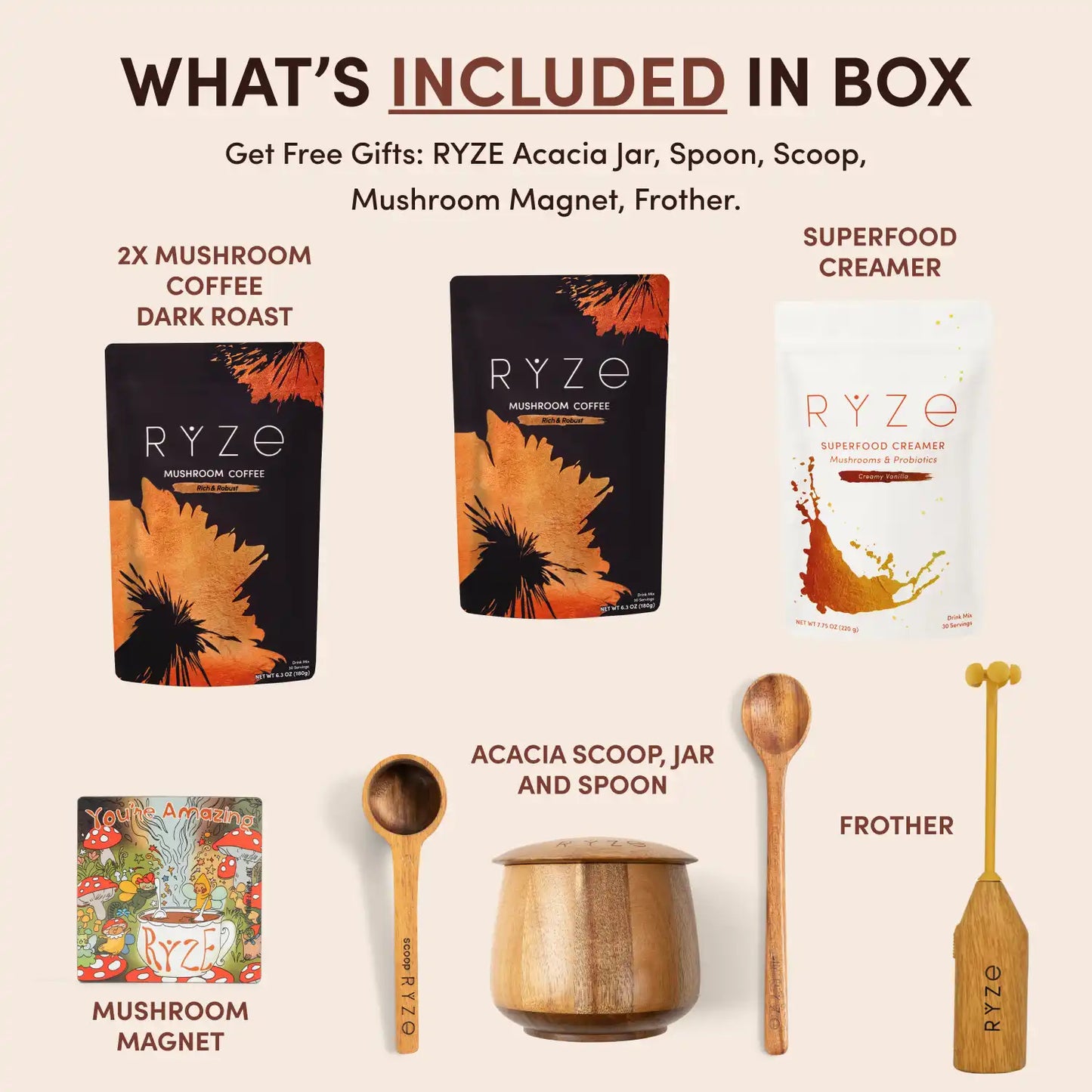 Mushroom Coffee House Blend Ritual Set - 0C2Q