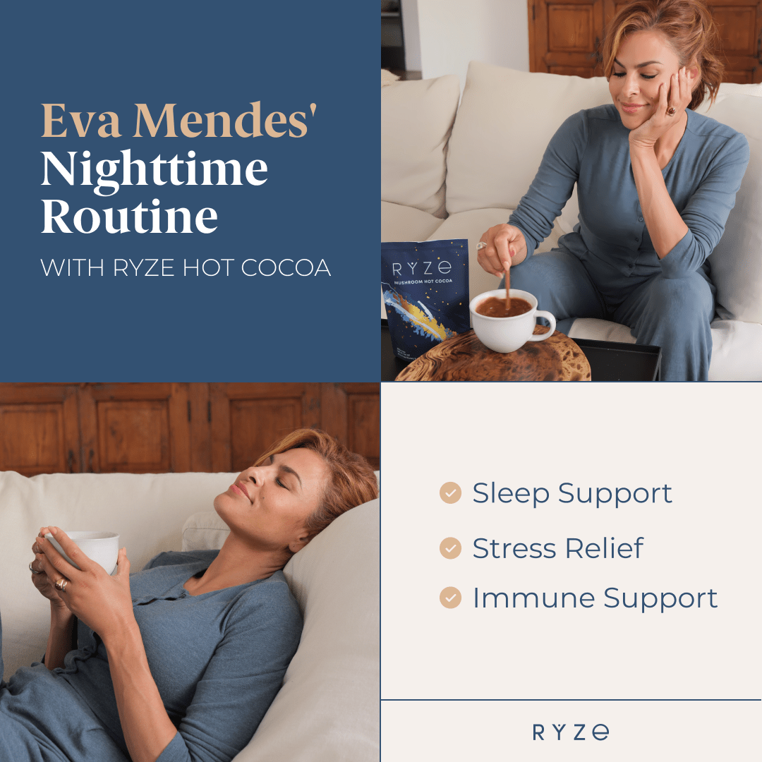 RYZE Hot Cocoa - with 6 Sleep Superfoods to Help Fall Asleep and Stay Asleep - H0SH