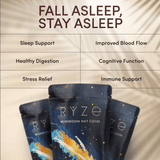 RYZE Hot Cocoa - with 6 Sleep Superfoods to Help Fall Asleep and Stay Asleep - H0SH